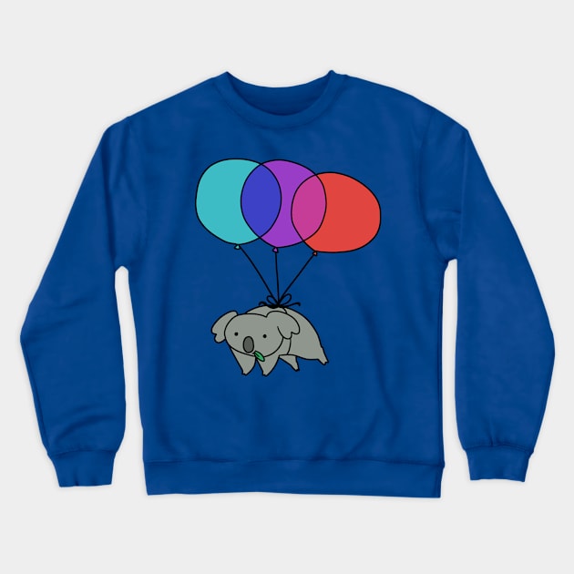 Balloon Koala Crewneck Sweatshirt by saradaboru